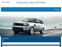 Tablet Screenshot of economycars-hove.co.uk
